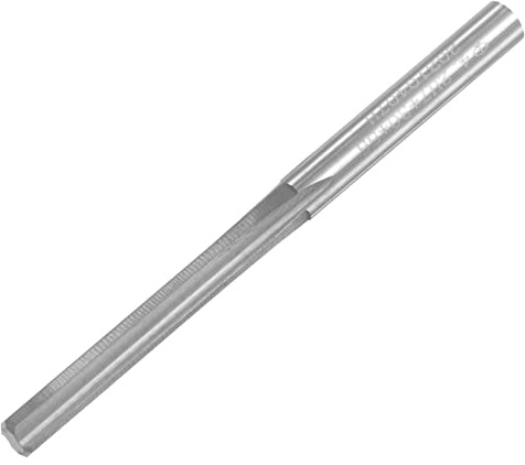 sourcing map Hartmetall Reibahle 4.2 mm, 4 Schneidig, H7 Genauigkeit, Maschinenreibahle für Metall Holz Loch Reiben, Gerade Nut Hochgeschwindigkeitsstahl Werkzeug