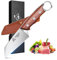 Freelander Couteau de Cuisine Professionnel, Full Tang Couteau de Chef, Couteau de Cuisine Jjaponaise, Couteau à Désosser Bien Aiguisé