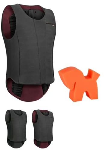 RL24 - Kinder Rückenprotektor Komperdell Ballistic Champion Junior 116-152 | Inkl. Putzschwamm – Protektorenweste – ergonomisch & leicht – seitliche Schutzzonen