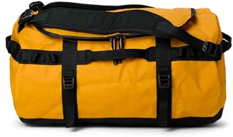 THE NORTH FACE NF0A52ST4WP1 BASE CAMP DUFFEL - S Zaino sportivo Unisex Adulto Summit Gold-TNF Black-N Taglia OS