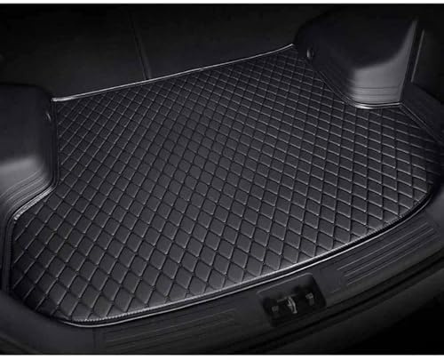 SNMRX Auto Leder Kofferraummatte für VW Tiguan 3 2024 2025, Wasserdicht Kofferraumwanne Schutzmatte Antirutsch Kofferraum Schutz Interieur Zubehör,N