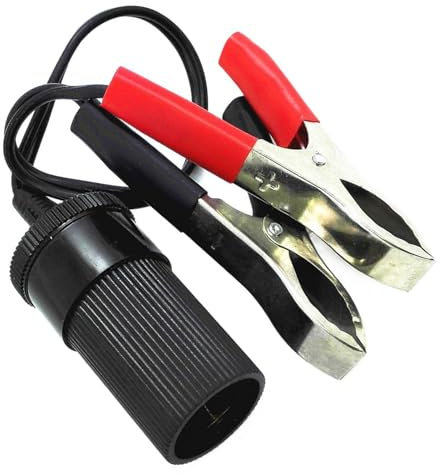 Batterieklemmen-Verlängerungskabel, Zigarettenanzünder-Buchse auf Batterieklemmen, 12-V-Batterieklemmen-Clip auf Zigarettenanzünder-Buchse, Adapter-Verlängerungskabel