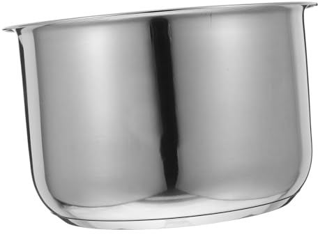Alipis Pot Intérieur Cuiseur À Riz INOX 304 3L Remplacement Universel sans Revêtement Bol Antiadhésif Compatible Cuiseur À Riz Accessoires Cuisine Quotidienne