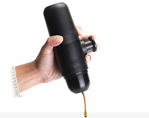 MOBYGKFY Mini Macchina da caffè manuale e caffè di pressione portatile Caffettiera Espresso Espresso Handheld Maker for la casa viaggiatore