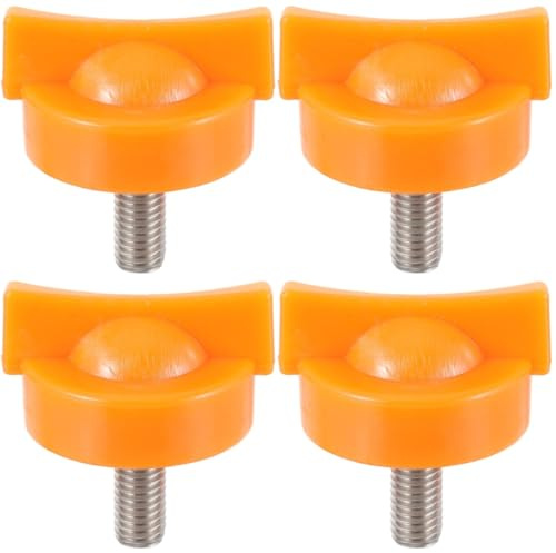 Gatuida 4 Stück Zubehör für Entsafter Saftpresse Maschine Citrus Squeezer drücken Orangenpresse Schraube Orangenpresse Zubehör Ersatz für Schälschraube Orangenpresse Profi Schraube Plastik
