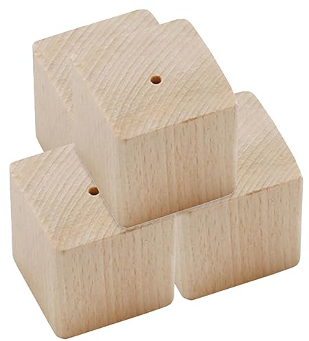 STOBAZA 4pcs Decorating Base Wooden Flower Nail Table Baking Tool Decorating Table Baking Accessory for Wedding Cake Flowers Decorations