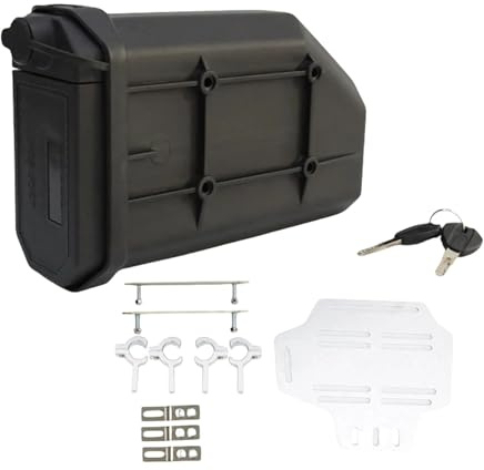 Lerpwige Boîte à outils latérale modification bagages, boîte à outils latérale pour CRF1000L étanche boîte à outils porte-bagages boîte à outils