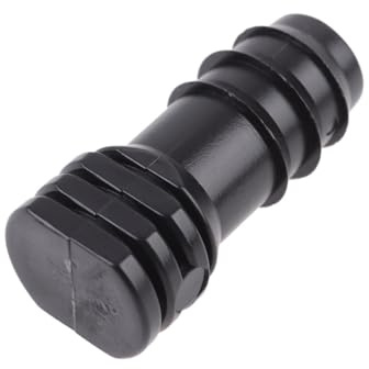 UPKOCH Bouchons De Tube Micro-Irrigation PE Intérieurs Noir 20 Pièces pour Système D'arrosage De Serrage Étanchéité Renforcée Solide Facile à Installer