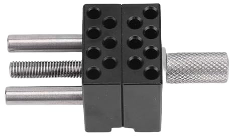 YWBL-WH Morsa a Portata di Mano in Metallo, Mini Morsa Banco con Ganascia Regolabile 30 Mm con Custodia Protettiva in Silicone, per Intaglio di Gioielli, Riparazione di Orologi,