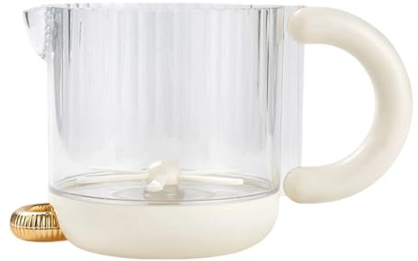 Vaso Mezclador para Huevos Utensilio de Cocina Semiautomático y Ergonómico | Mezclador Manual para Huevos para Adobos, Salsas, Cremas y Aliños