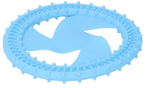CFTGIW Juguete de Disco Volador para Perros, Dientes Blandos, Disco Volador Interactivo de Silicona para Mascotas, Juguete para Masticar para Entrenamiento Al Aire Libre, Material Seguro, de Fácil