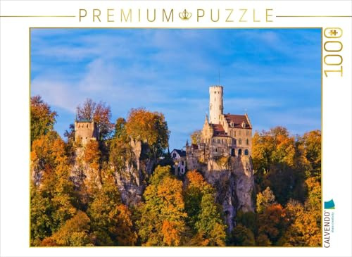Puzzle · Schloss Lichtenstein auf der Schwäbischen ALB | 1000 Teile · Lege-Größe 64 × 48 cm · CALVENDO Puzzle