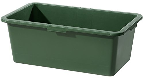 Waffenpflegewelt Wildwanne Universalwanne Wildträger Schlagfester Stabiler Kunststoff Grün Stapelbar mit Griff – 80 Liter