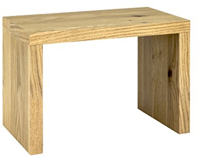 HAKU Beistelltisch Wabenplatte Eiche Echtholzfurnier Couchtisch Sofatisch - Maße: B 50 x H 35 x T 30 cm, Style: Modern