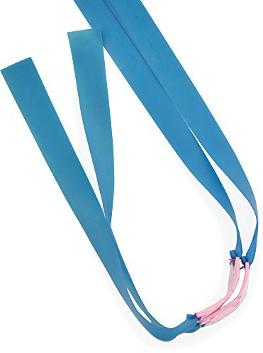 SHARROW 6pcs Plat Catapulte de Remplacement Bande Élastique Lance-Pierres Sling (Bleu)