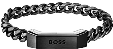 BOSS Jewelry Men's CARTER Collection Chain Bracelet available in gold, silver or black