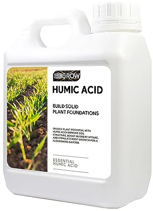 UK Grow Premium Hydroponic and Soil Nutrients - Maximize Plant Growth and Yield (1Ltr, Humic)
