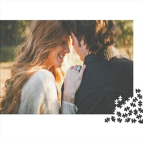 Lovers Personalisierte Foto-Puzzle1000 Teile in Inkl. Hochwertiger Verpackung - Mit Eigenem Foto Bedrucken - DIY Puzzle Selber Hölzernes Gestalten 1000pcs (75x50cm)