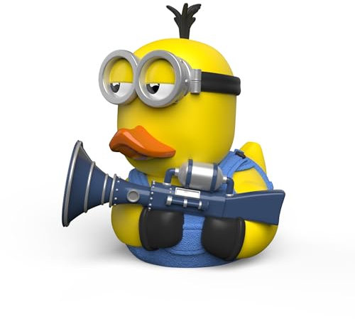 TUBBZ First Edition Minions Kevin (with Fart Blaster) Collectible Vinyl Rubber Duck Figure - Official Universal Despicable Me 4 Minions Merchandise - Kids TV, Movies & Video Games