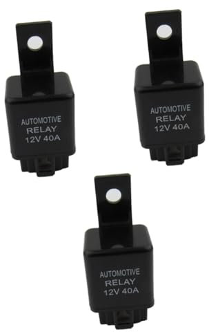 ibasenice 3 Stücke Leichte 12v Auto Relais Klimaanlage Relais 4 Pin Schwarz Für Kompressor