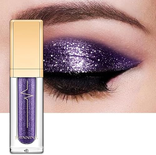 Liquid Glitter Eyeshadow & Eyeliner Pen, eyeshadow Stick, Highly Pigmented glitter Eyeliner Shimmer, Diamond Liquid shadow makeup, Quick Drying, Long Lasting, Glitter Eyes Makeup (13#)