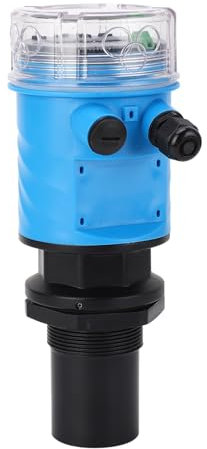 Spacnana Sensore di Livello 'Acqua Ad Ultrasuoni Display a LED Sensore del Misuratore di Livello di profondità del Serbatoio 'Acqua 4 a 20 MA DC24V per Il Trattamento delle Acque e