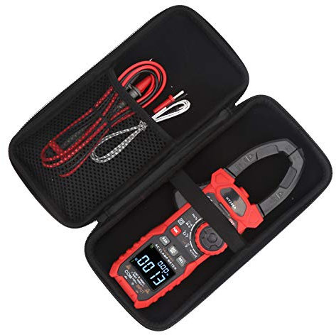 Pinza amperometrica digitale, HT208A Multimetro a pinza digitale Tester di tensione e corrente da 6000 conteggi per elettricista