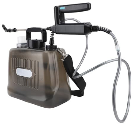 ANKROYU Pulvérisateur alimenté par Batterie de 2,1 gallons, pulvérisateur de Jardin alimenté en ABS, pulvérisateur de Jardin Portable, pulvérisateur de Fleurs (Gris)