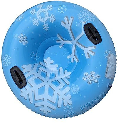KOMBIUDA Aufblasbarer Verdickter PVC-schneeschlauch Kältebeständig Wintersporttauglich Belastbarer Outdoor-schneerohr-Schlitten Für Erwachsene Und Familien Strapazierfähiges Rutschrohr