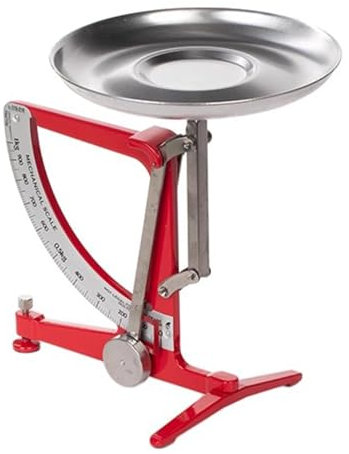 Mechanical Kitchen Scale, 1kg Metal Balance Scale, with Stainless Steel Pendulum and Aluminum Tray, No Need Battery, for Electronics, Scientific Research, Food