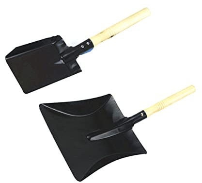 Yardenfun 2pièces Pelle Acier Au Petite Pelle Art De Jardinage Multi-Outils De Plantation pour Maison Camping Noir