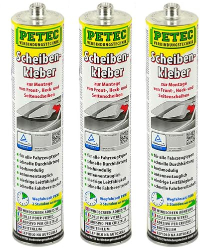 PETEC 3x 83310 Scheibenklebstoff | 83310,