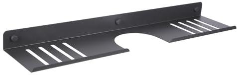 NUOBESTY Mensola sopra Lavello Bagno U-Shaped in Acciaio Carbonio Organizer da Parete Senza Foratura Mensola Lavello Cucina per Massimizzare Spazio e Organizzazione