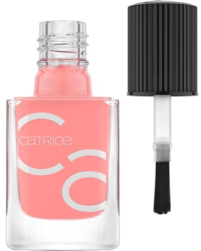 Catrice ICONAILS Gel Lacquer, Gellack, Nagellack, Nr. 154 Papaya Punch, pink, langanhaltend, glänzend, ohne Aceton, vegan, Mikroplastik Partikel frei (10,5ml)