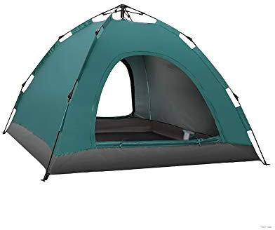 NEWCES Tent Outdoor Camping Thickening 3-4 People Automatic Sunscreen Camping Equipment Supplies Double Speed Tent Outdoor Camping Adventure Winter Fishing Tent (Color : B)
