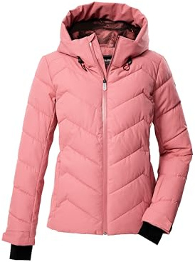 Killtec Damen Ksw 31 Wmn Ski Qltd Jckt Skijacke/Steppjacke/Funktionsjacke in Daunenoptik mit Kapuze und Schneefang
