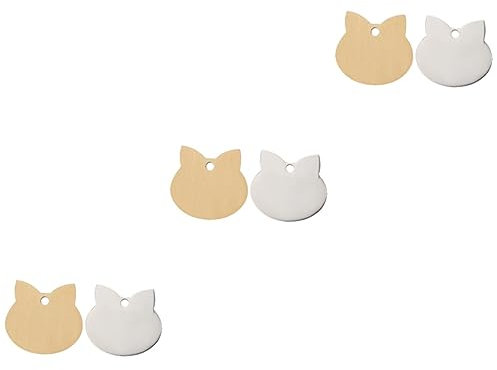 Toddmomy 6stücke Edelstahl Haustier Id-tags Personalisierbare Hundemarke Katzenmarke Robuste Und Langlebige Namensschilder Für Hunde Katzen Und Andere Haustiere Zum Schutz Vor Verlust