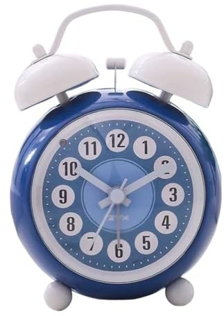 Sveglia analogica Sveglia Multifunzionale a Batteria con Luce Notturna Blu for Camera da Letto, Soggiorno, Sala Studio, dormitorio Scolastico, Sveglia for Studenti Desktop Sveglie per Bambini