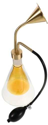 Vaguelly Flacone Aromaterapia Vetro Doppio con Pompa Manuale Tester Olio Essenziale e Aroma Caffè Bottiglia Portatile per Campionatura Fragranze Spa e Casa