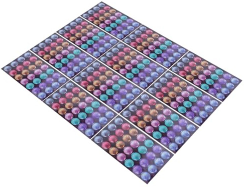 Alipis Adesivi di Rinforzo per Fori di Carta, Etichette Autoadesive Rotonde 68x11,6 Mm, Protezioni per Fogli Sciolti Set da 48 Pezzi, Rinforzi Resistenti per Quaderni e Raccoglitori