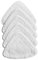 LUTAKU 5 Pack Steam Mop Pads,Vileda Steam Mop Head Replacement, Vileda Steam Mop Replacement Pads,Triangle Microfiber Cleaning Cloth (White)