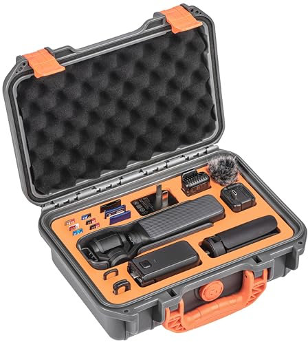 STARTRC OSMO Pocket 3 Hartschalenkoffer, Multifunktional wasserdichte Tragetasche für DJI Osmo Pocket 3 Creator Combo Zubehör