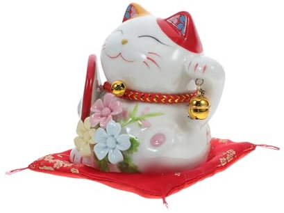 GLEAVI Salvadanaio in Forma Salvadanaio Maneki Neko Cinese Giapponese e Ufficio