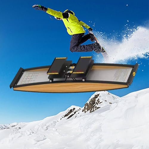 WEIZIIA Ski-Trainingsgerät, Indoor-Skisimulationsmaschine, Skiübungs-, Kraft- Und Gleichgewichtstrainings-Tool-Set, Maximale Belastung 150 KG, Widerstand Frei Einstellbar Von 0 Bis 100 KG