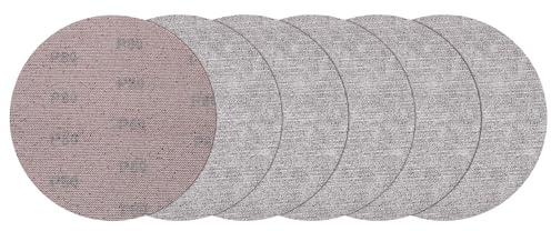 sourcing map Lot de 25 disques abrasifs en maille de 225 mm, grain 80, sans poussière, pour cloison sèche et sol