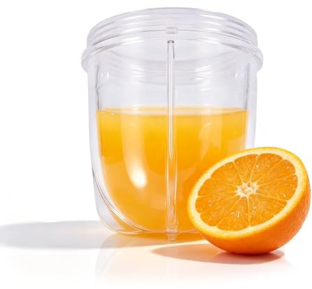 Sostituzione tazza di spremuta, plastica Tall Short Short Transparent Bash Blender Sostituzione di ricambi Accessori per bevande del frullatore universali (Tazza alta)