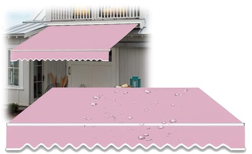 Tessuto di Ricambio per Tende da Sole Retrattile per Patio (Solo Tessuto), Tende da Sole per Esterni, Tela di Poliestere Impermeabile(13x8ft/400x250cm)