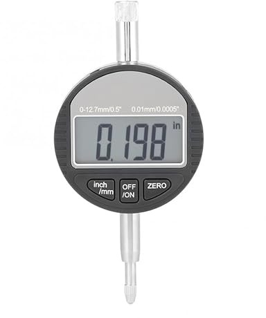 Comparador Indicador de carátula Digital Indicador de sonda digital Calibre 0-12.7 mm / 0.5 '' Reloj DTI 0.01 mm / 0.0005 '' Reloj comparador digital