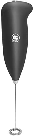 Mousseur à lait électrique automatique portatif pour latte, cappuccino, chocolat chaud, œuf matcha, outil de cuisine avec fouet en acier inoxydable, rotation à grande vitesse, facile à utiliser
