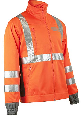 Oregon Warn Forstjacke Arbeitsjacke EN ISO 20471:2013 Gr.XL